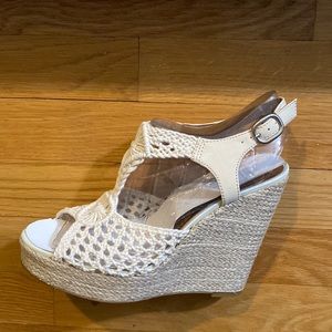 Ladies canvas sandals